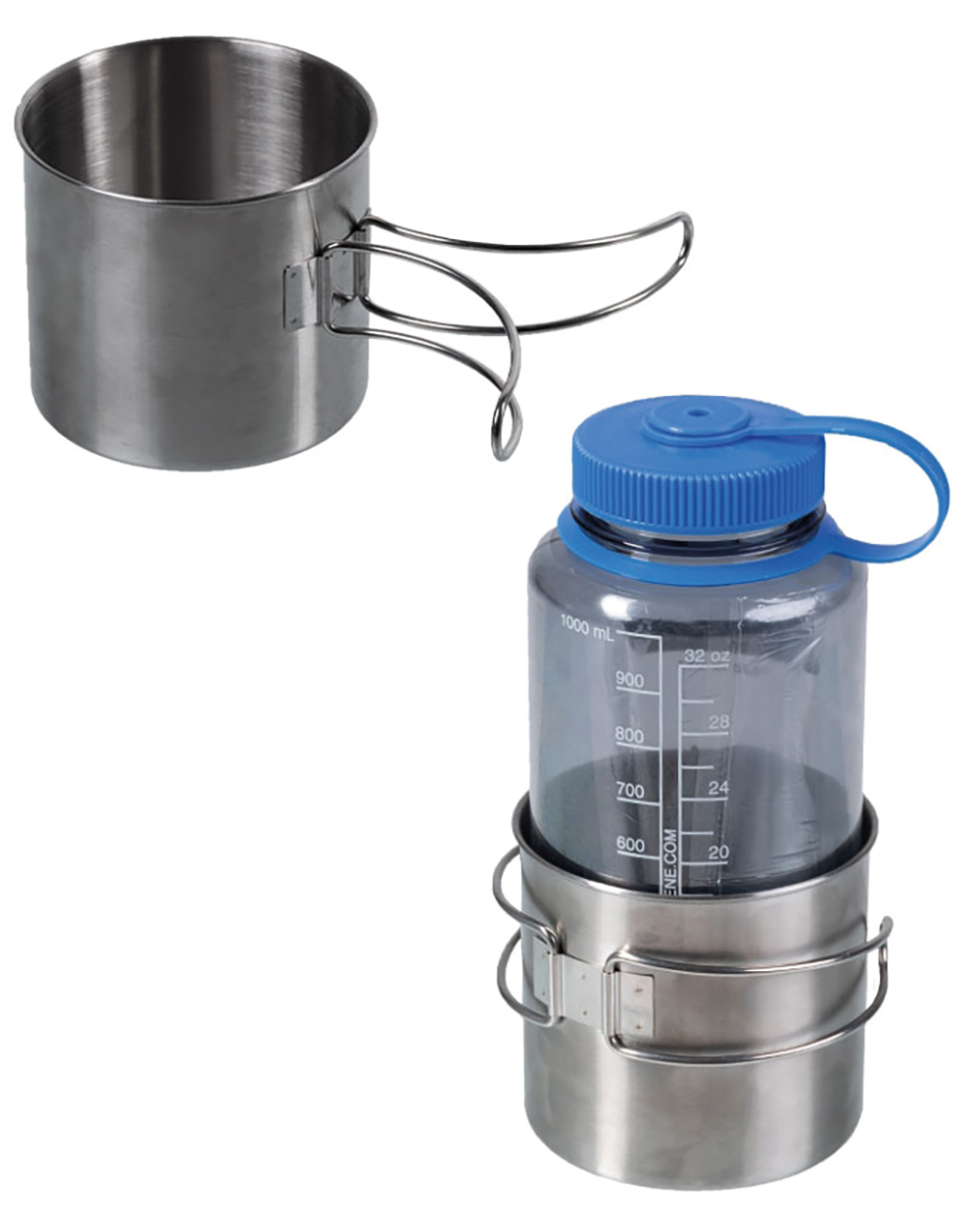 Mil-Tec Edelstahl Trinkbecher 600 ml